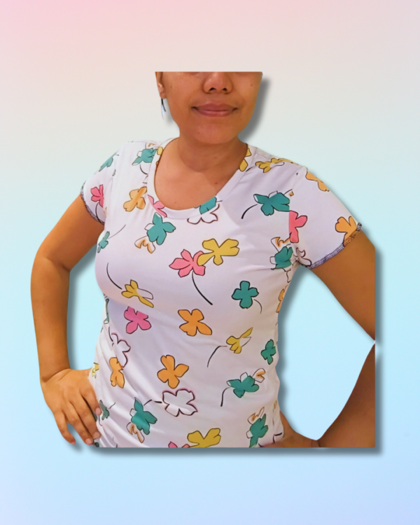 Camiseta Básica cuello redondo Dama