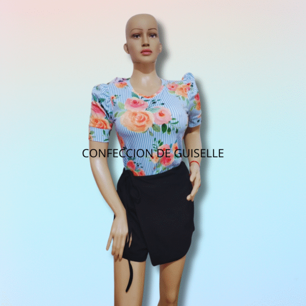 Blusa Bombón Para telas Elasticas - Imagen 2