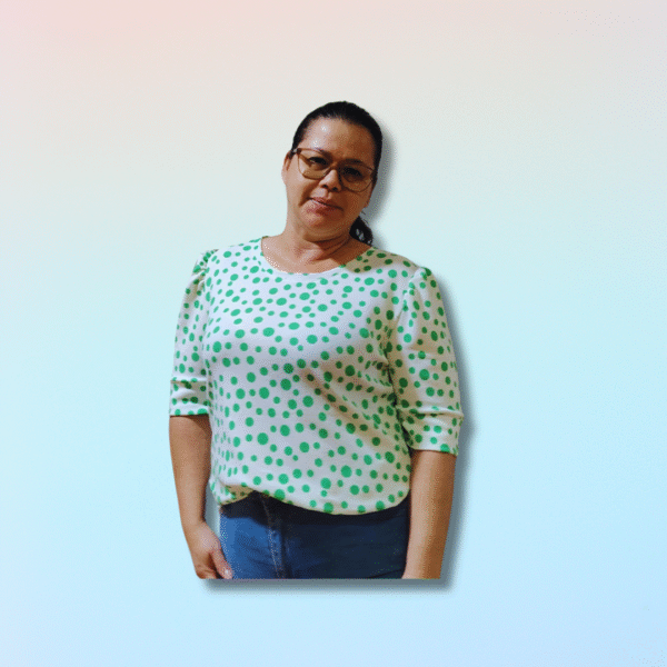 Blusa Bombón Para telas Elasticas - Imagen 3