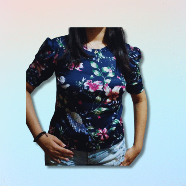 Blusa Bombón Para telas Elasticas - Imagen 4