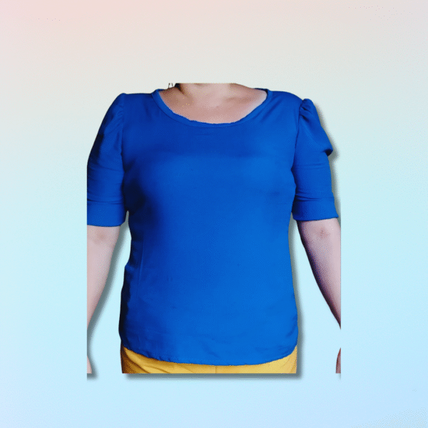 Blusa Bombón Para telas Elasticas - Imagen 5