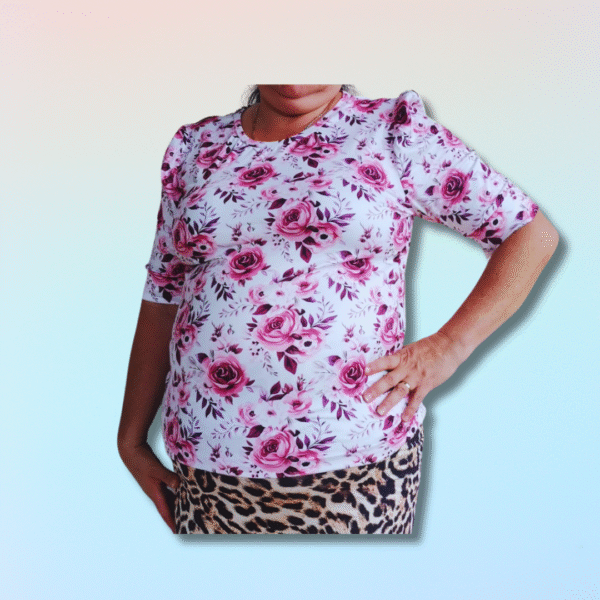 Blusa Bombón Para telas Elasticas - Imagen 8