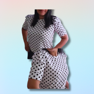 Blusa Bombón Para telas Elasticas