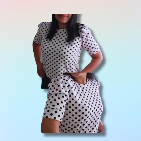Blusa Bombón Para telas Elasticas