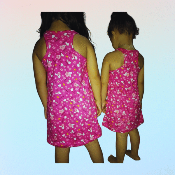 Molde Vestido / Bata Dalí. Tallas: 2 a 8 años - Imagen 3