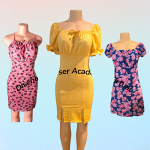 Video Curso: 3 en 1 Vestidos con molde base XS a 3XL
