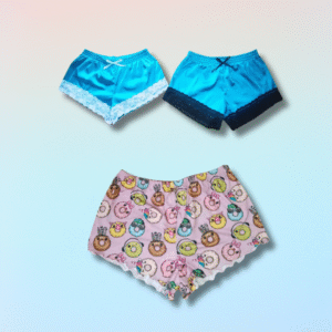 Molde short corte V dama, tallas S hasta XL