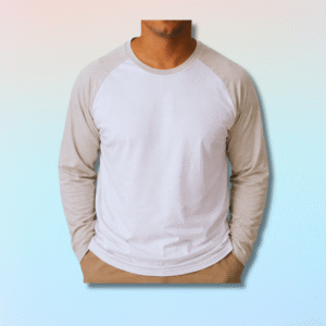 Molde Camiseta Ranglan Manga Larga, S a 3XL