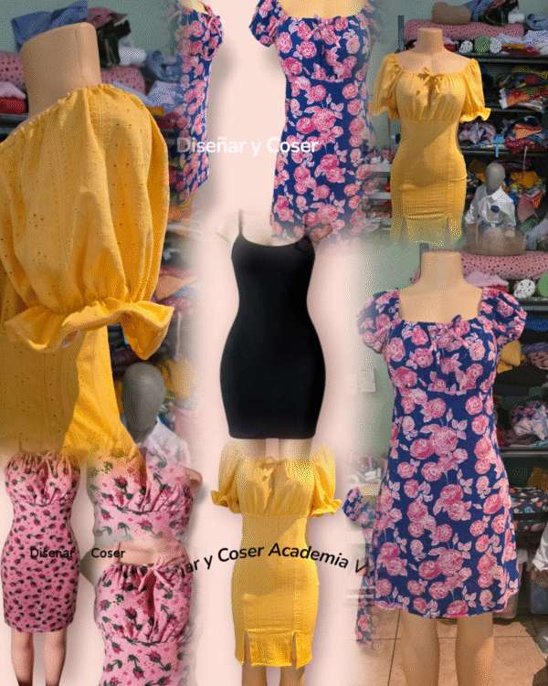 Video Curso: 3 en 1 Vestidos con molde base XS a 3XL - Imagen 2